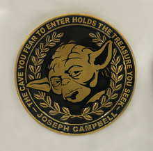 Load image into Gallery viewer, "Power Of Myth" Yoda, Joseph Campbell coin