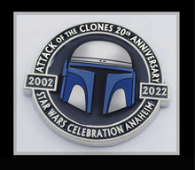 Load image into Gallery viewer, Jango Fett Attack of the Clones 20th Anniversary Celebration Pin