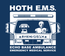 Load image into Gallery viewer, Hoth Emergency Medical Service T-shirt
