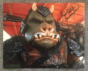Gamorrean Guard Autographed by Stephen Costantino