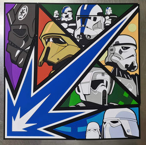 Seven Piece Trooper PVC Patch