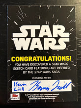 Load image into Gallery viewer, Finn (FN 2187) Topps Sketch Card
