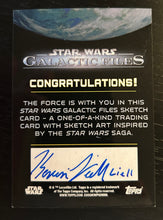 Load image into Gallery viewer, Zuckuss Topps Sketch Card
