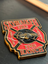 Load image into Gallery viewer, Skywalker Ranch Fire Department Coin comes with a FREE Patch
