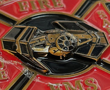 Load image into Gallery viewer, Skywalker Ranch Fire Department Coin comes with a FREE Patch
