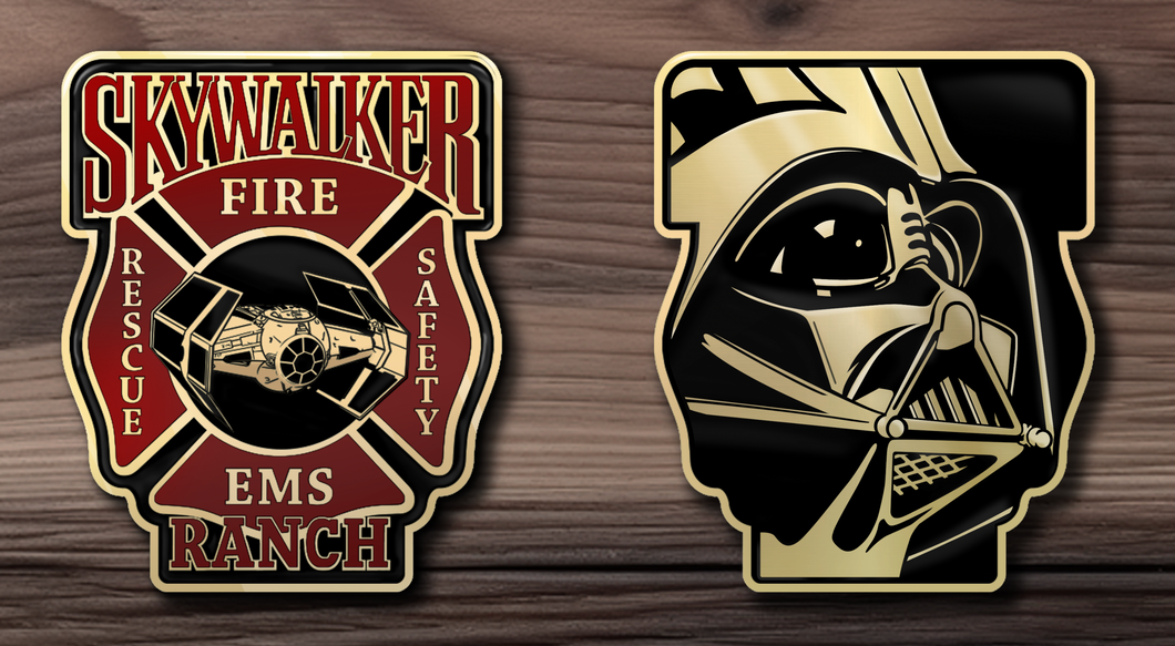 Skywalker Ranch Fire Department Coin