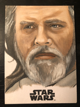 Load image into Gallery viewer, Master Luke Skywalker Topps Sketch Card
