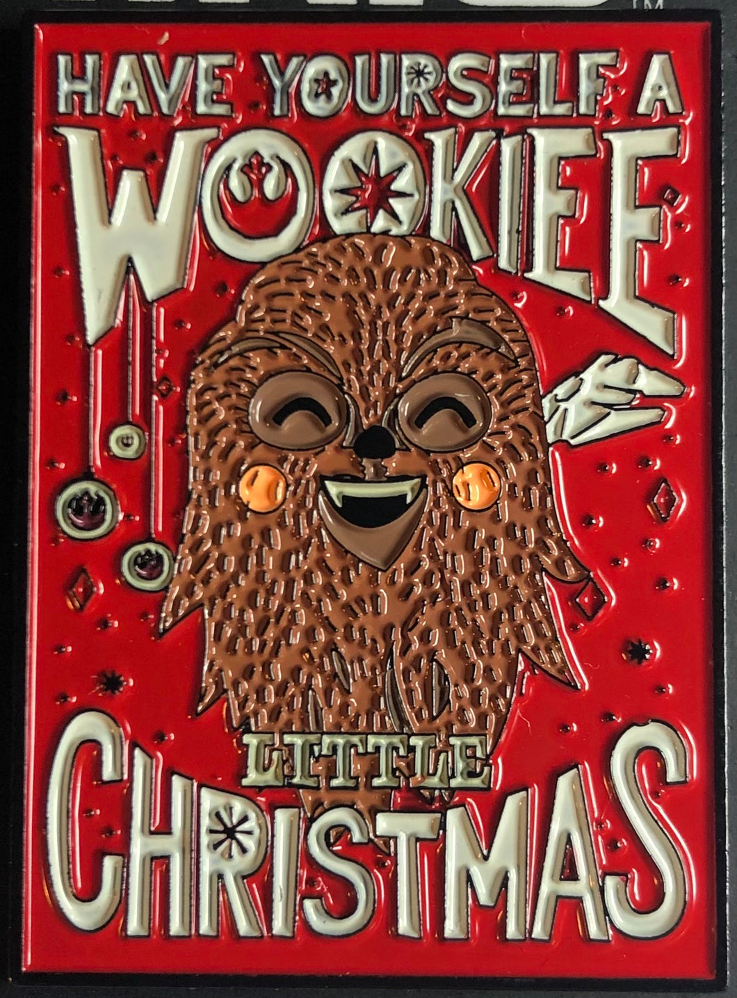 Wookiee Christmas Pin