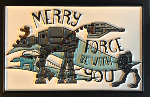 Merry Force Be With You Pin