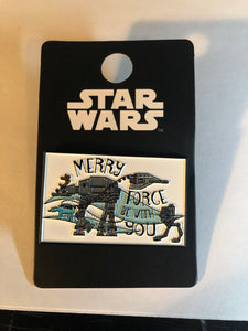 Merry Force Be With You Pin