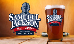 Samuel L Jackson Pint Glass