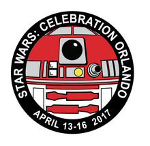 Load image into Gallery viewer, R2-A3 Star Wars Celebration Pin
