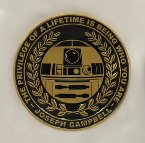 "Power Of Myth" R2-D2, Joseph Campbell coin