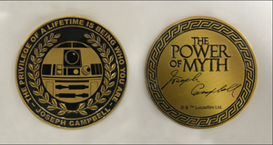 "Power Of Myth" R2-D2, Joseph Campbell coin