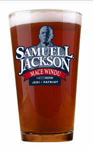 Samuel L Jackson Pint Glass