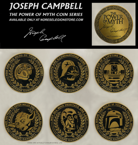 "Power Of Myth" Joseph Campbell Coin series, Complete Set of Six.