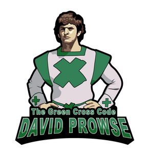 David Prowse Green Cross Code Patch