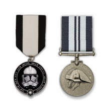 Load image into Gallery viewer, Two Medals: Alliance Medal of Honor &amp; Clone Trooper Medal
