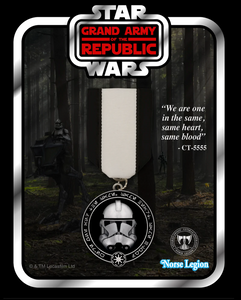 AT-AT Driver and Grand Army of the Republic Clone Trooper Medals