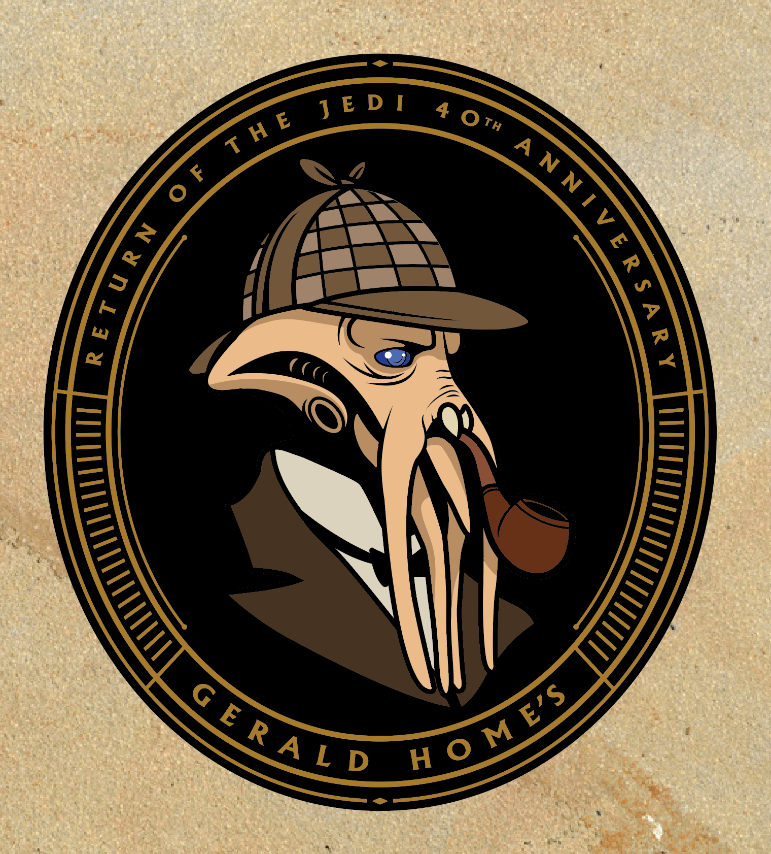 Gerald Sticker Gerald Home Return of the Jedi 40th Anniversary Sticker – Norse Legion